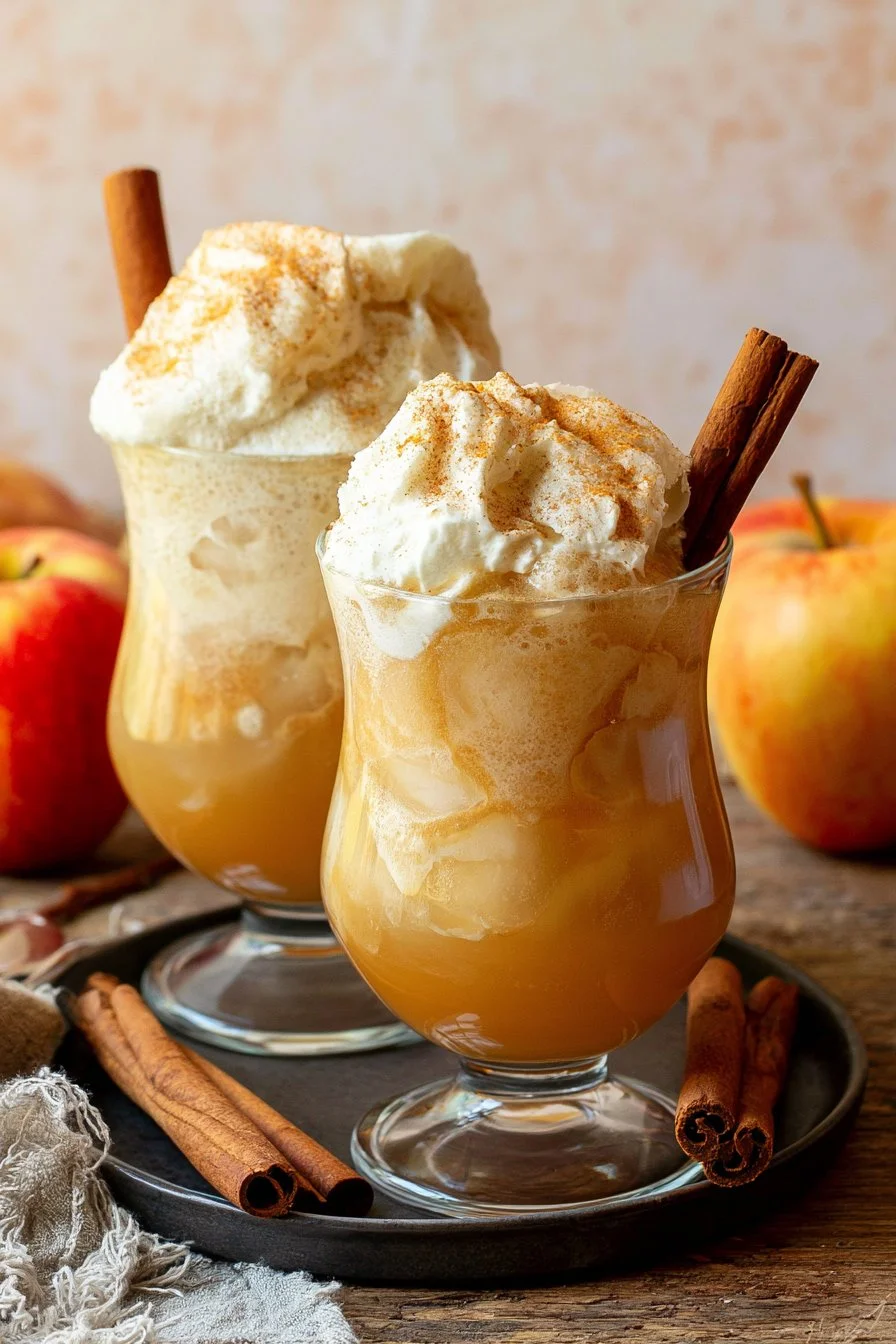 APPLE CIDER FLOATS