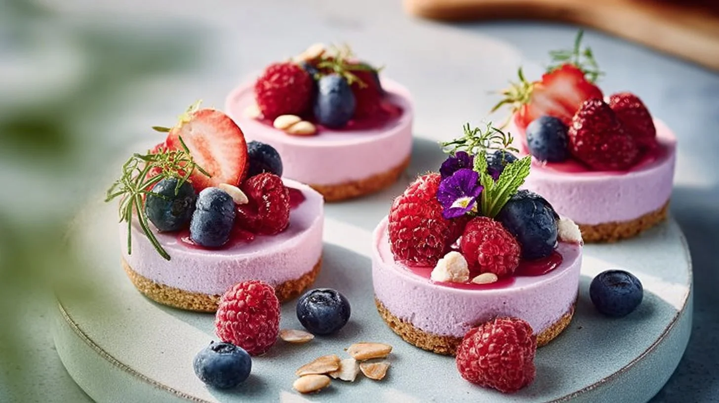 Berry Cream Cheese Mousse Cups: Easy No-Bake Treats – Perfect for summer dessert