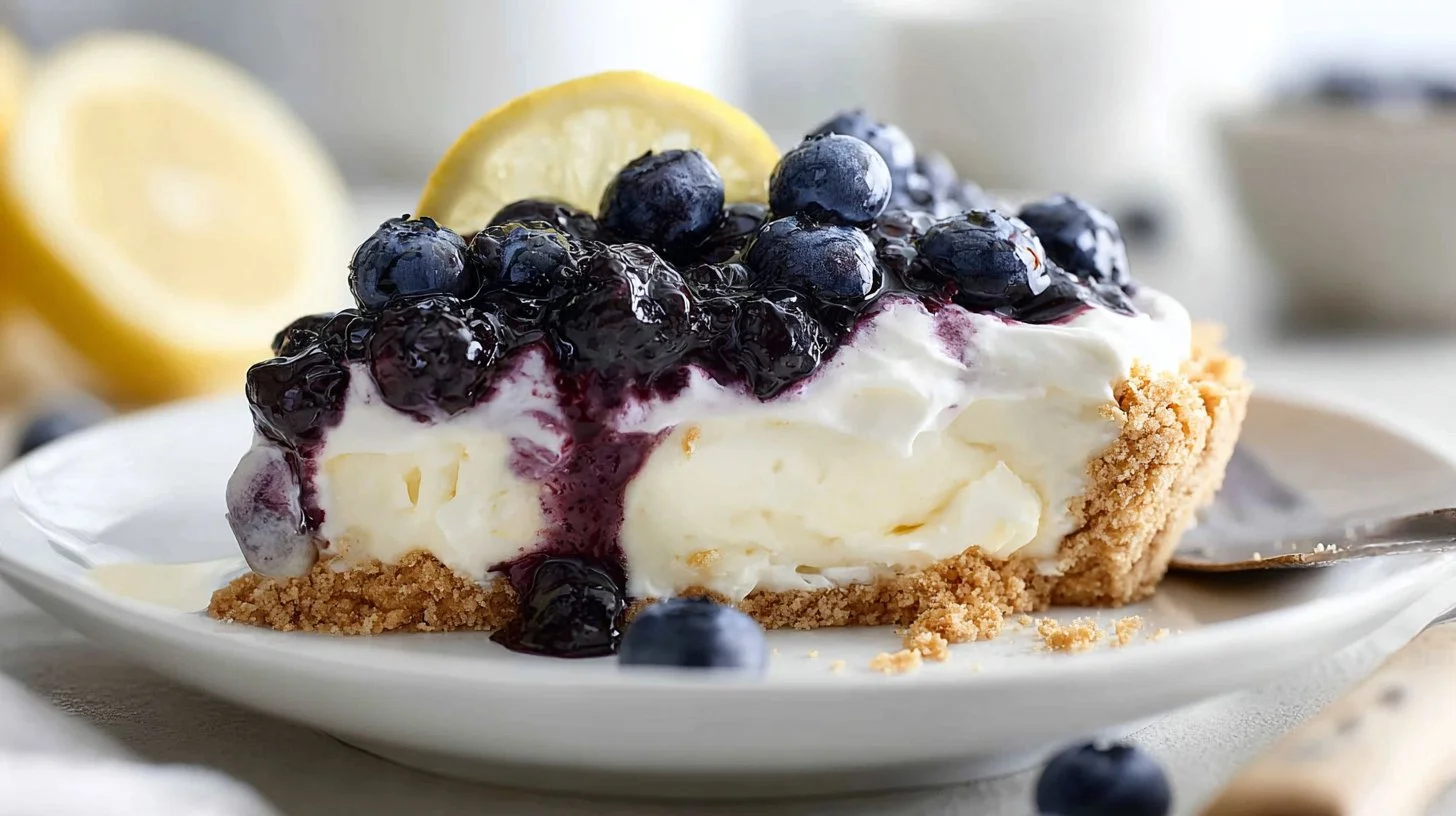 Blueberry Lemon Cream Pie