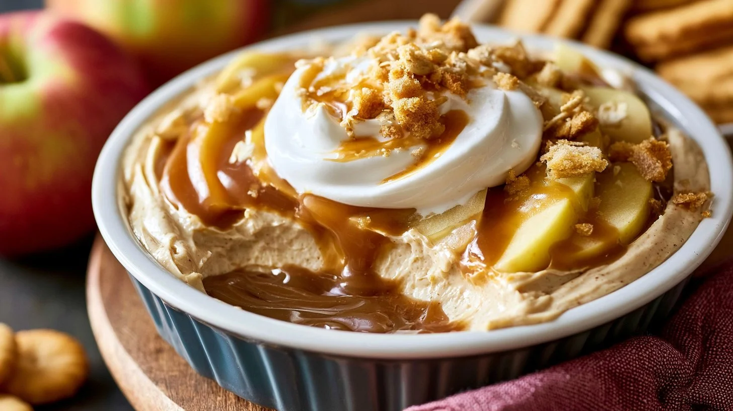 Caramel Apple Cheesecake Dip