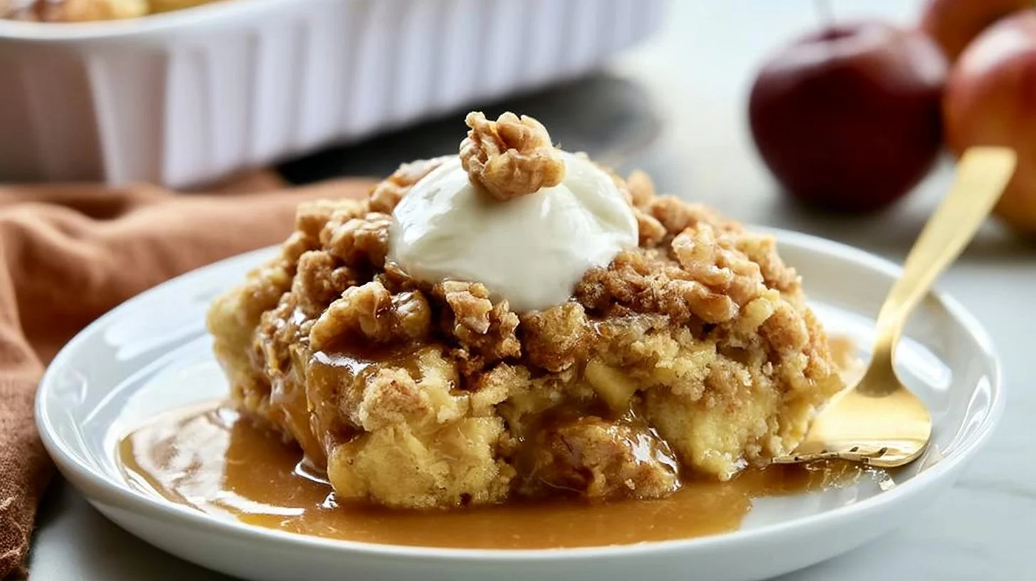 Caramel Apple Dump Cake Recipe