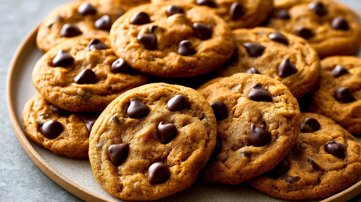 Chewy Pumpkin Chocolate Chip Cookies