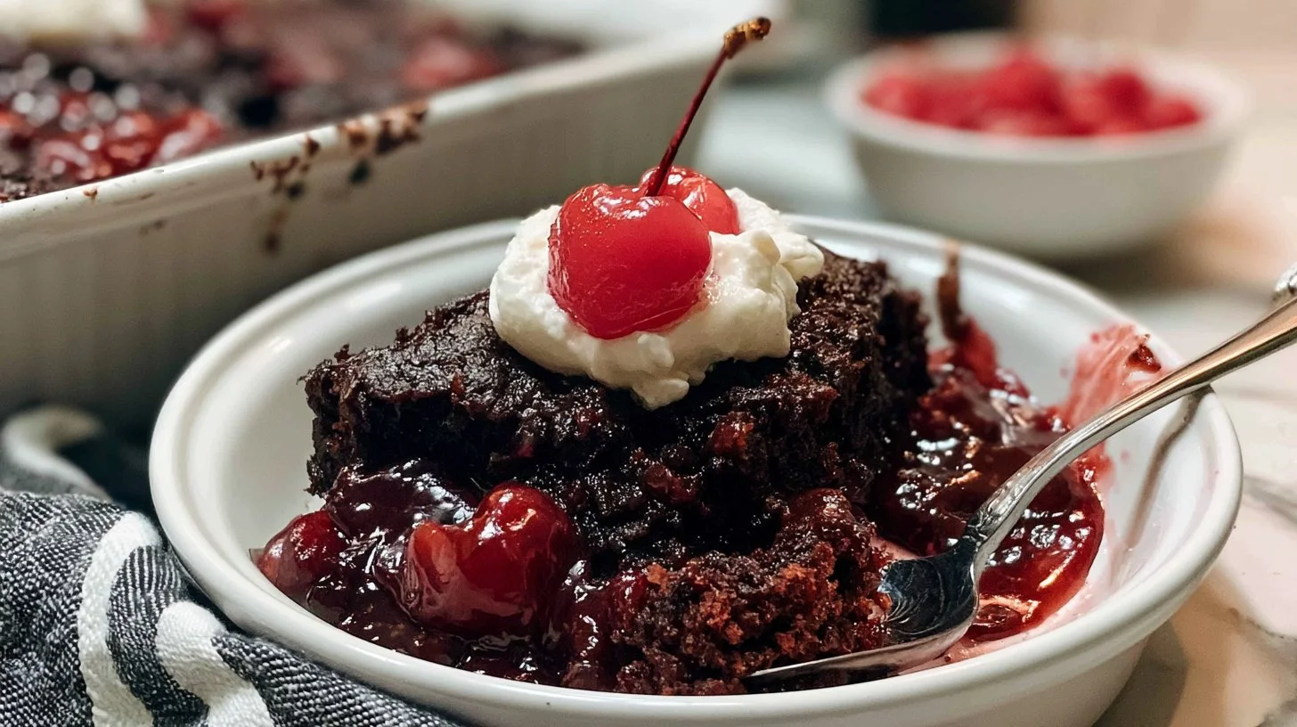 Chocolate Cherry Dump Cake