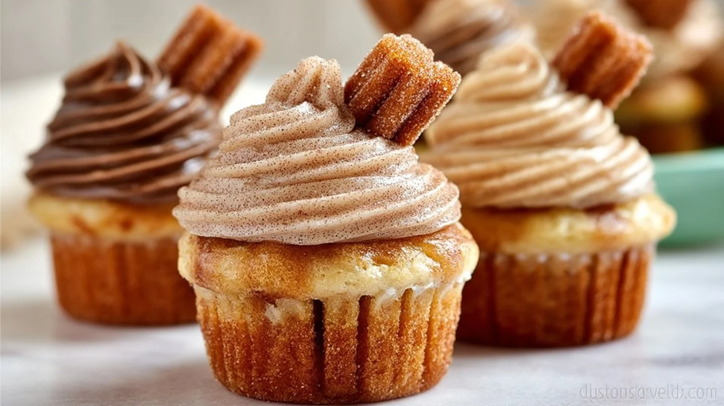 Churro Cupcakes