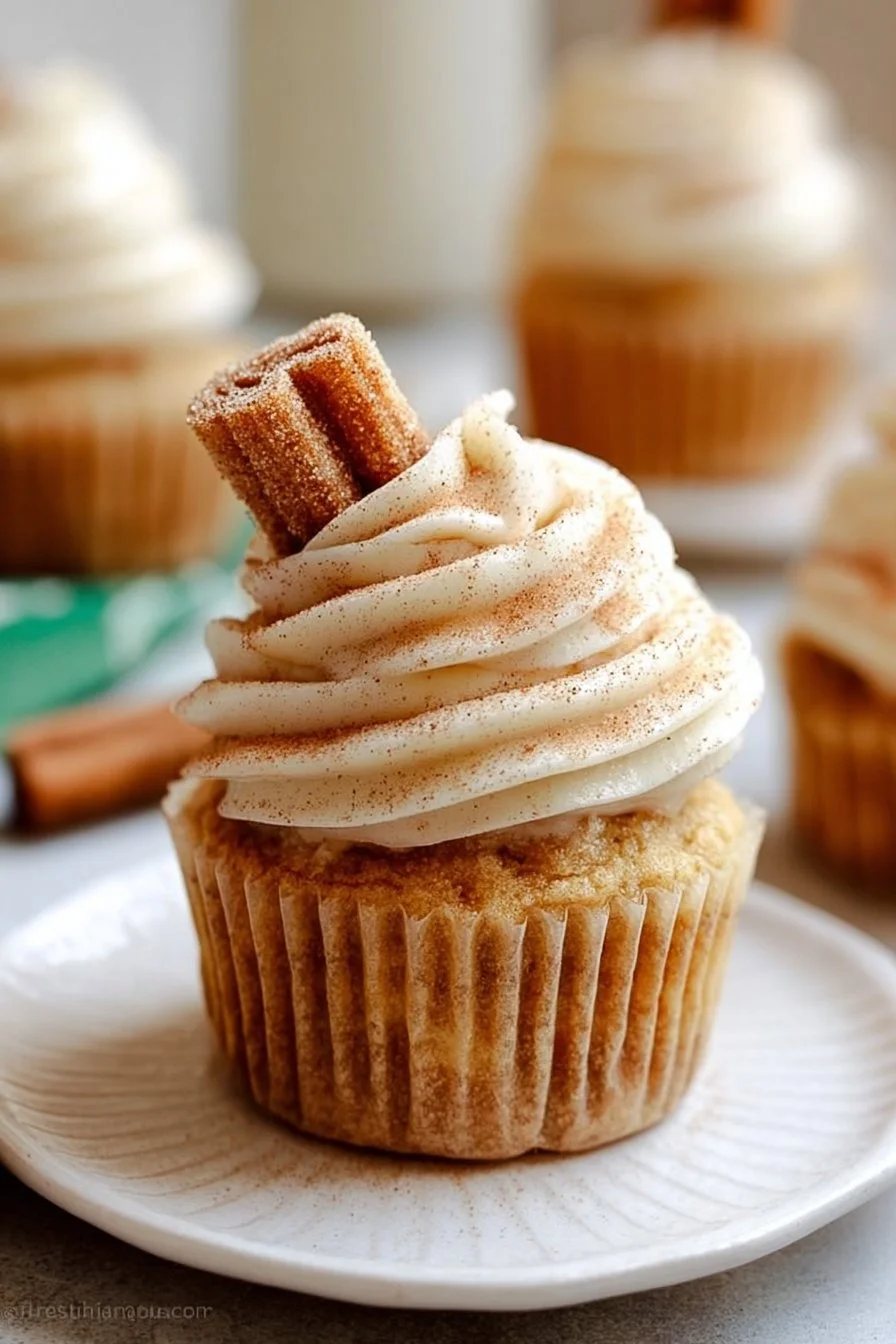 Churro Cupcakes