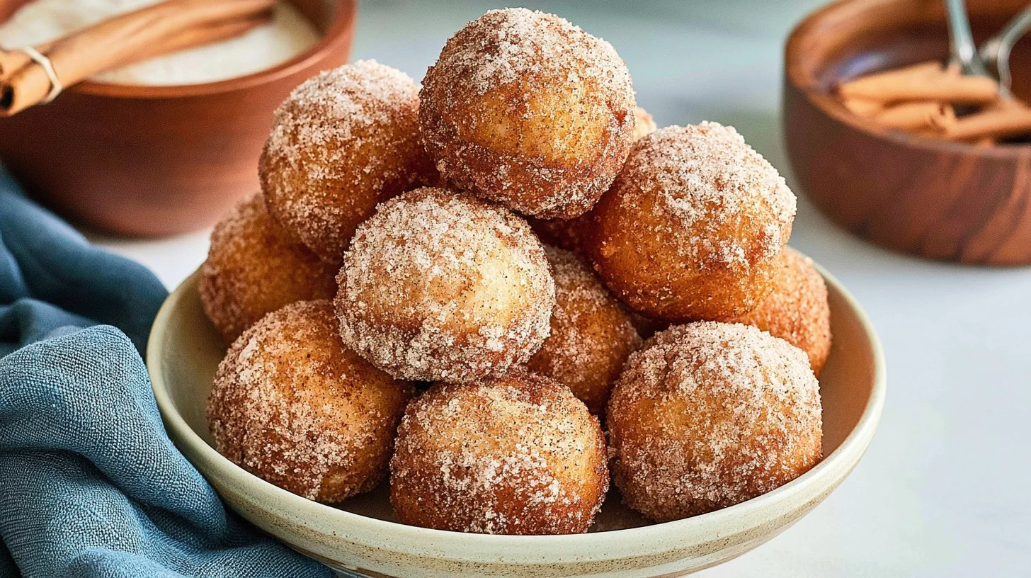 Easy Cinnamon Sugar Donut Holes – Quick, Delicious Homemade Treat