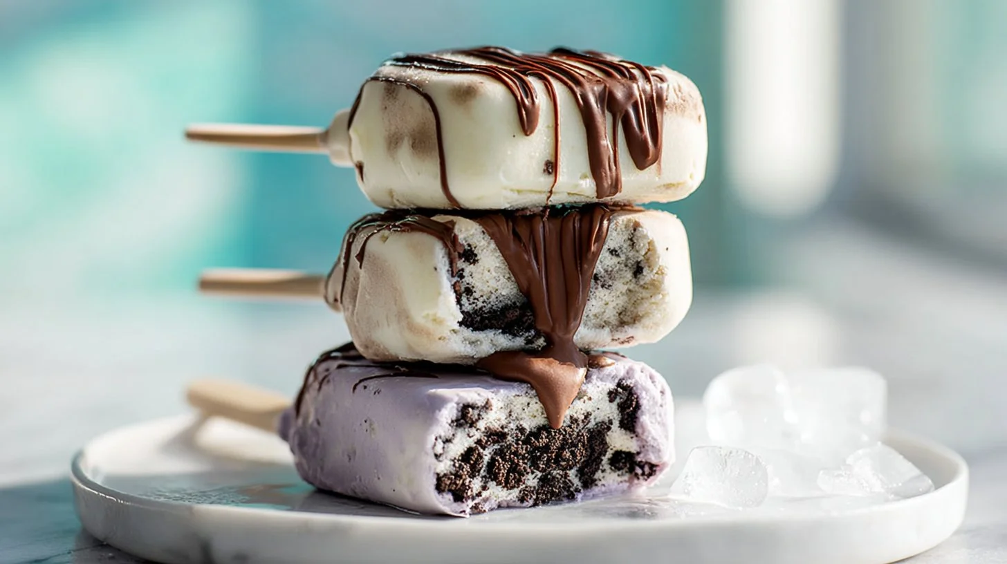 Easy Cookies and Cream Frozen Cheesecake Pops – Perfect Dessert