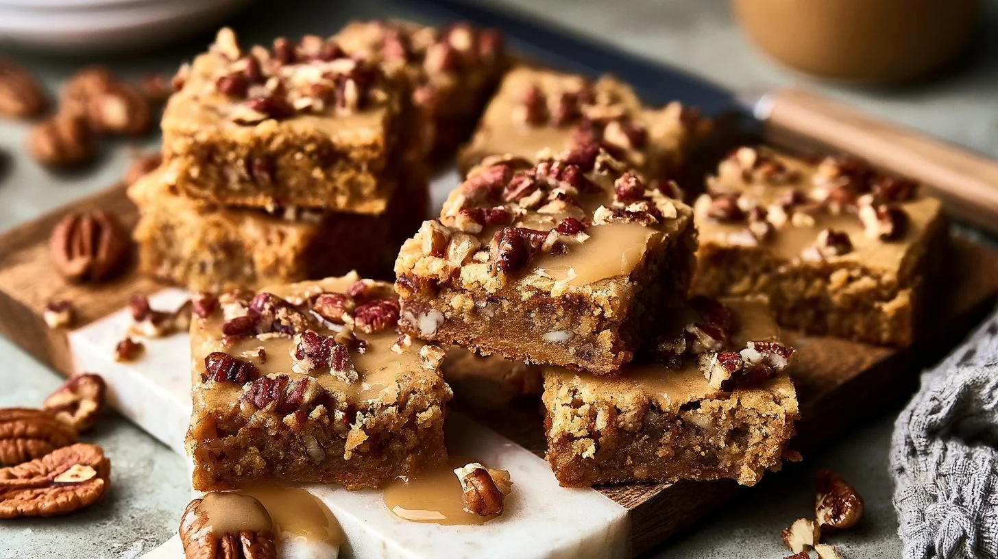 Easy Maple Pecan Blondies: Quick, Delicious and Homemade – Perfect for cozy gatherings