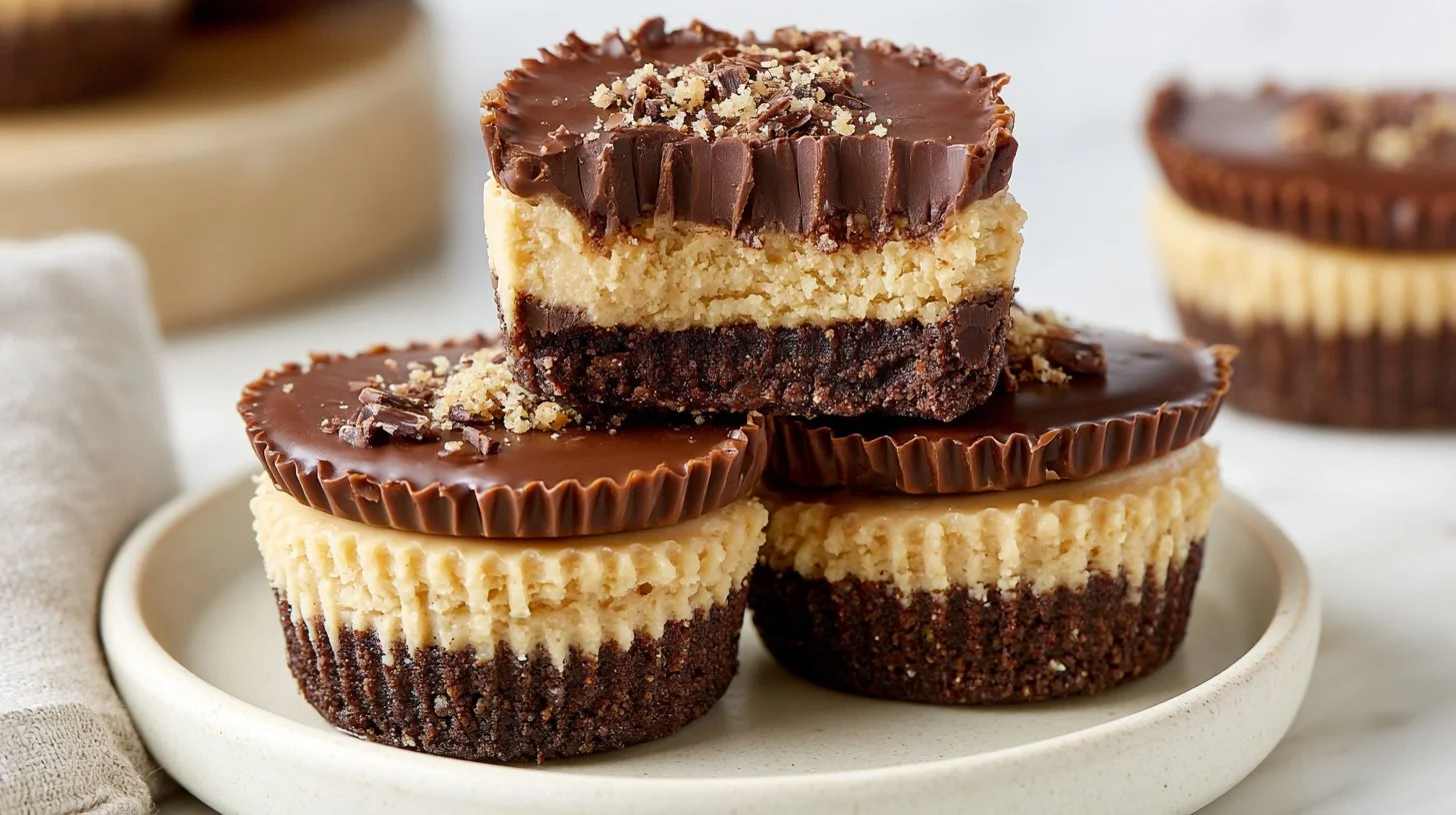 Easy Mini Peanut Butter Cup Cheesecakes: Quick, Delicious Dessert, Perfect for Holidays