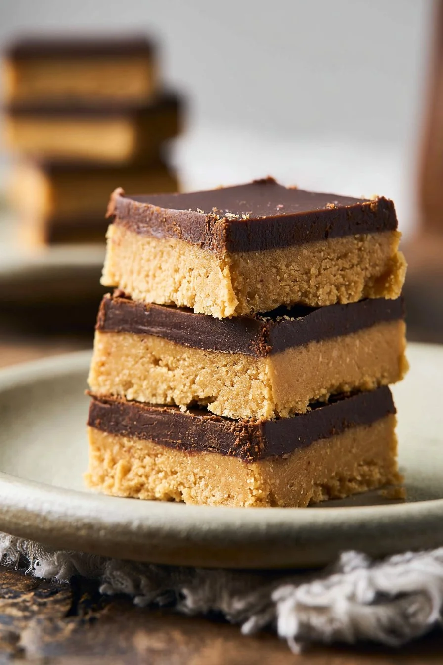 No-Bake Chocolate Peanut Butter Bars