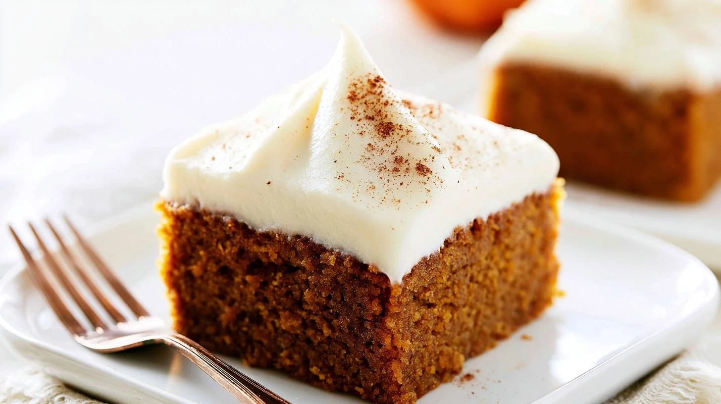 Easy Pumpkin Bars with Cream Cheese Frosting – Perfect for Fall