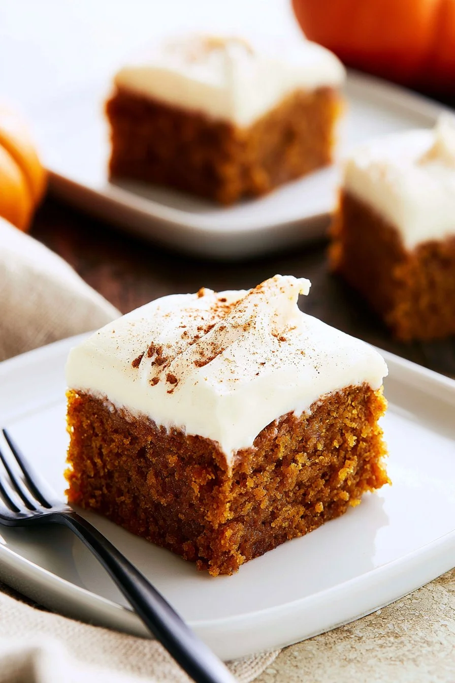 Classic Pumpkin Bars with Cream Cheese Frosting