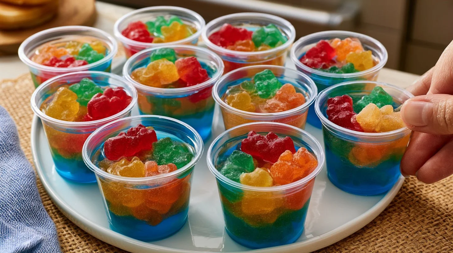 Gummy Bear Pool Party Cups