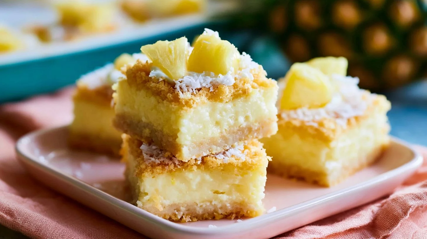 Hawaiian Cheesecake Bars