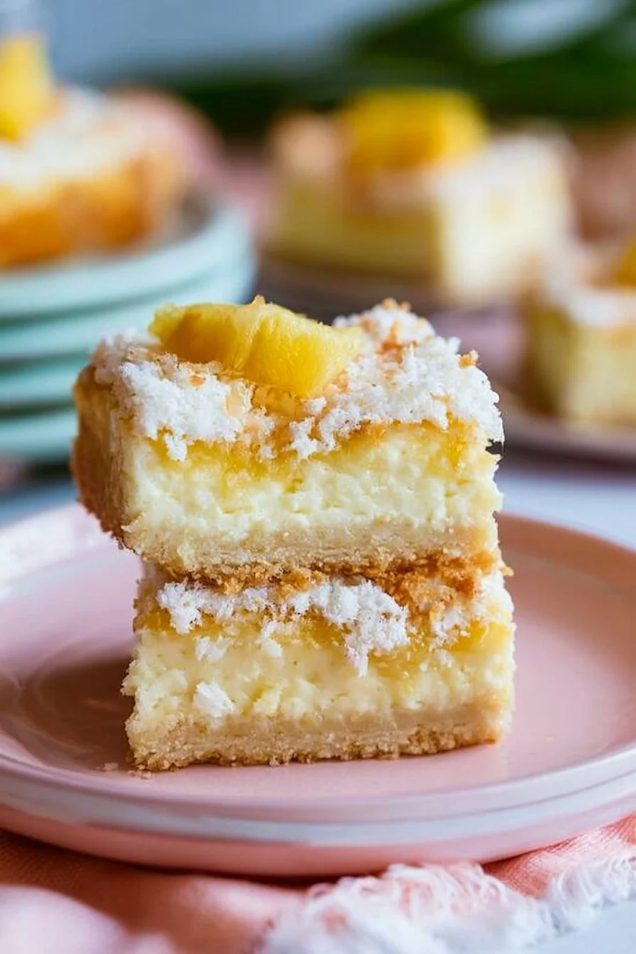 Hawaiian Cheesecake Bars