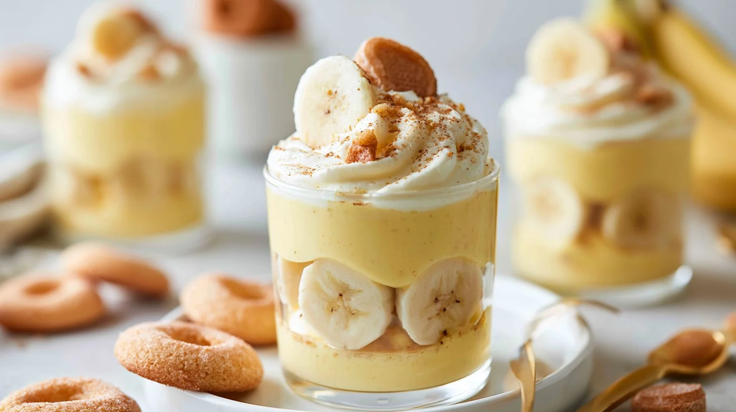Homemade Banana Pudding Cups