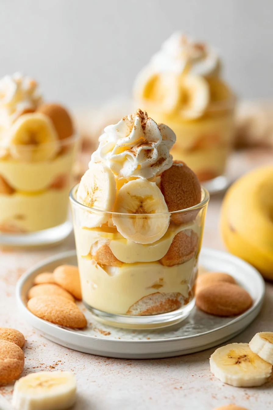 Homemade Banana Pudding Cups