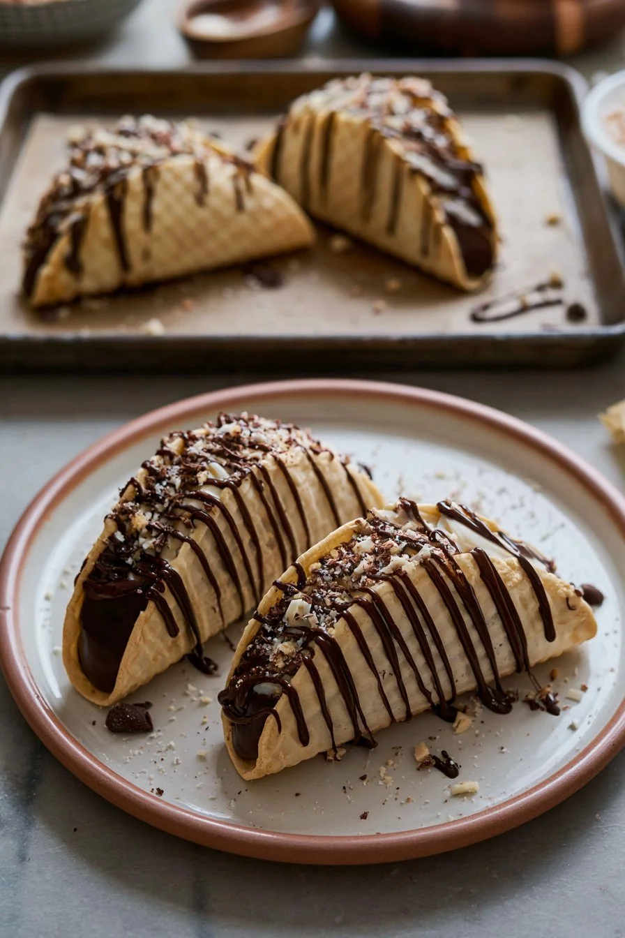 Homemade Choco Tacos