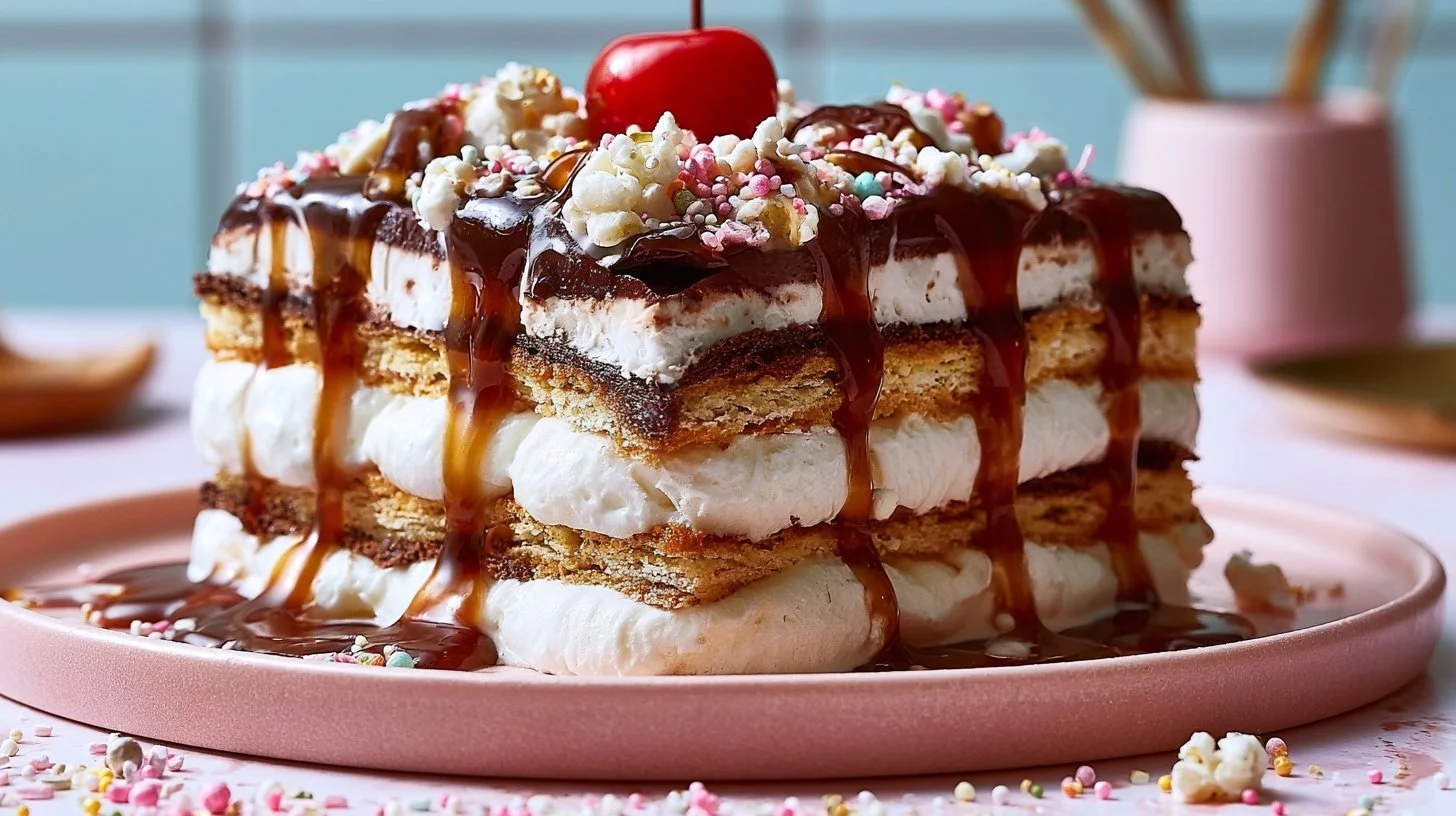 Ice Cream Sandwich Cake – Easy No-Bake Dessert for Summer Picnics