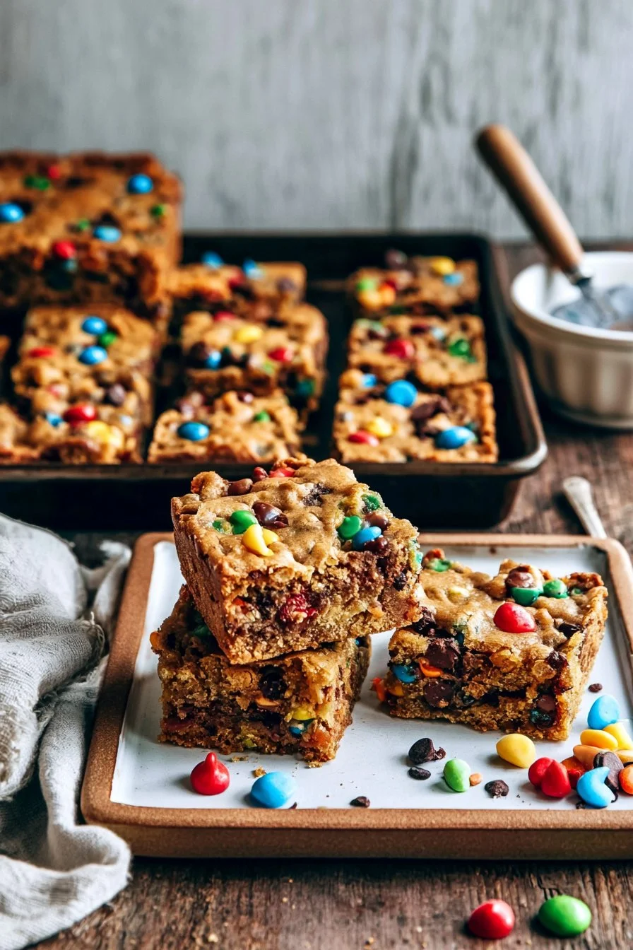 Monster Cookie Bars