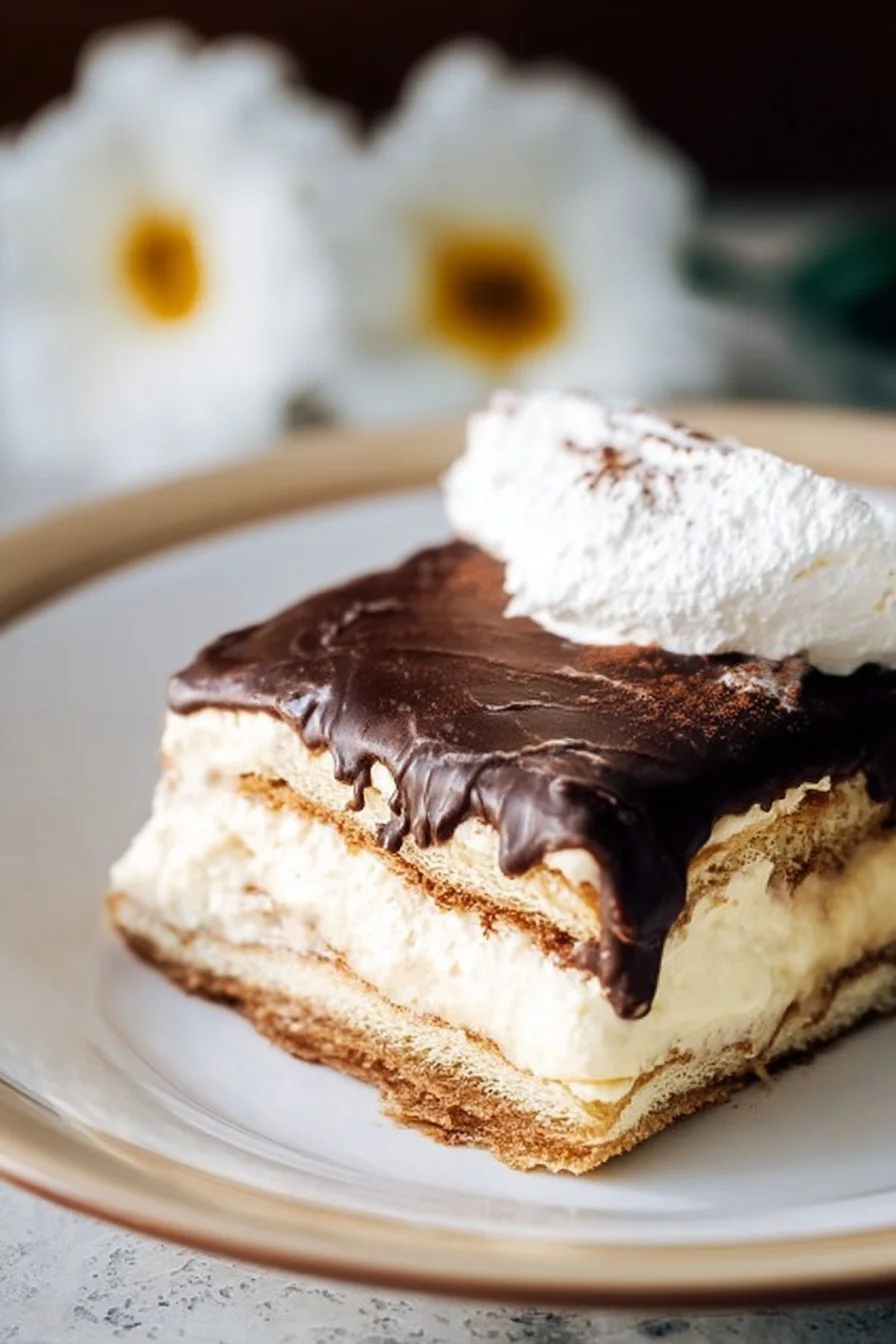 No-Bake Chocolate Eclair Cake