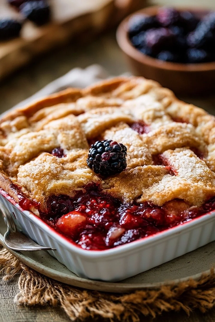 Old-Fashioned Blackberry Cobbler