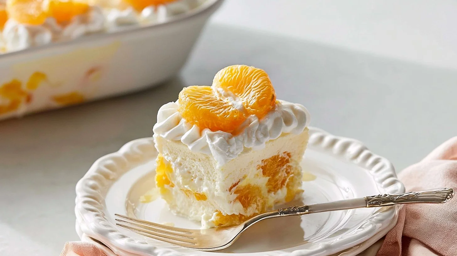 Orange Dreamsicle Lush: Homemade Easy Summer Dessert
