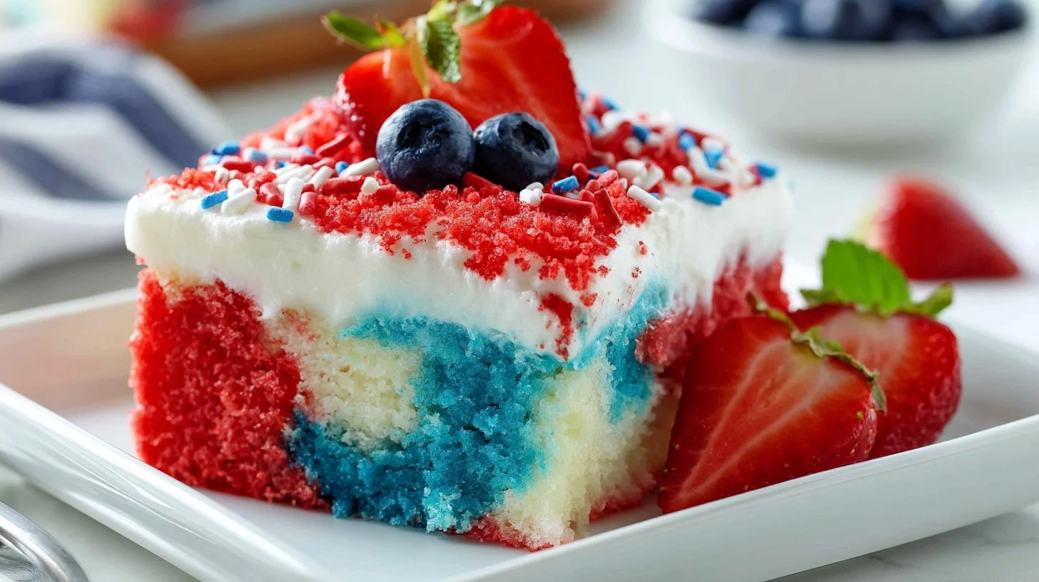 Patriotic Poke Cake