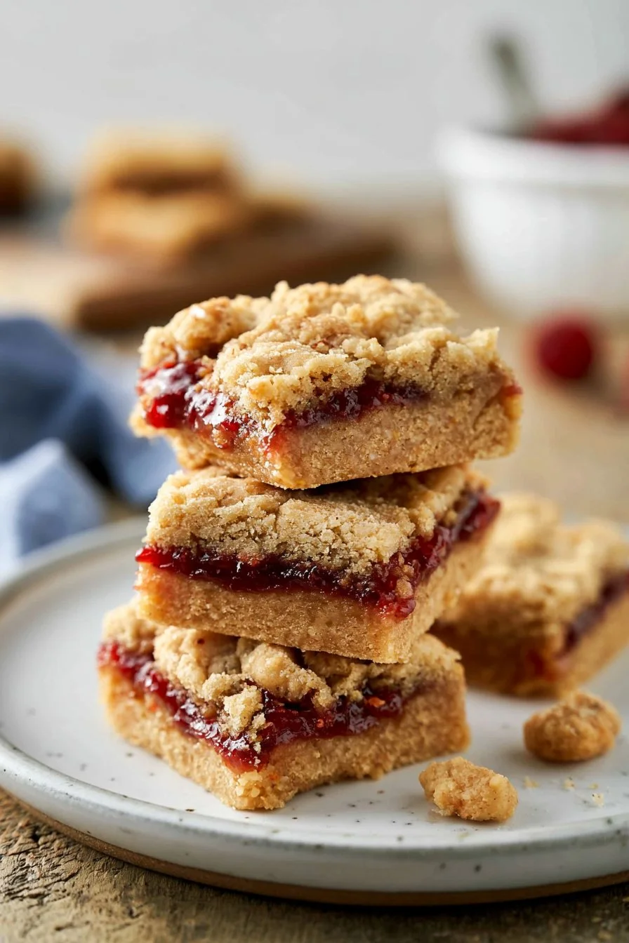 Peanut Butter and Jelly Bars