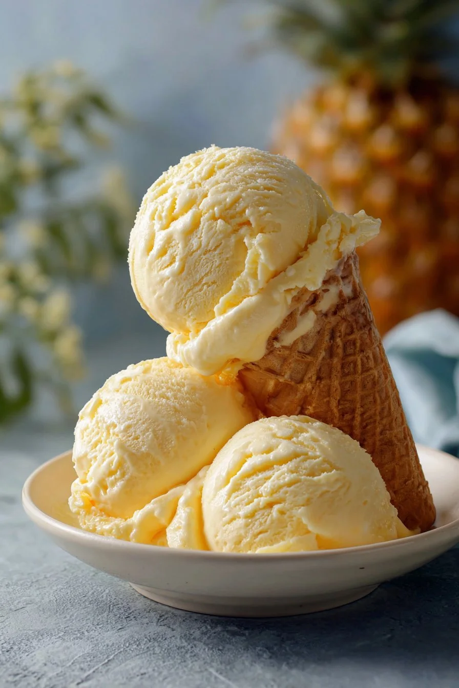 Pineapple Ice Cream
