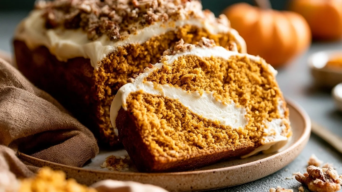 Pumpkin Cream Cheese Bread