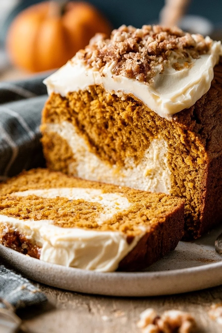 Pumpkin Cream Cheese Bread