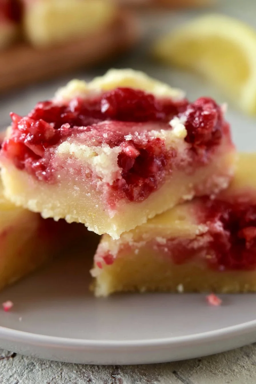 Raspberry Lemonade Bars