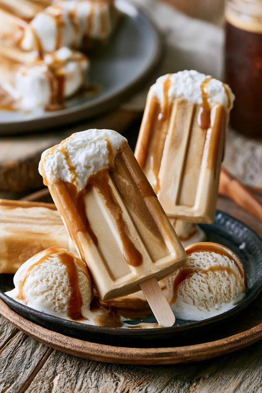 Root Beer Float Popsicles