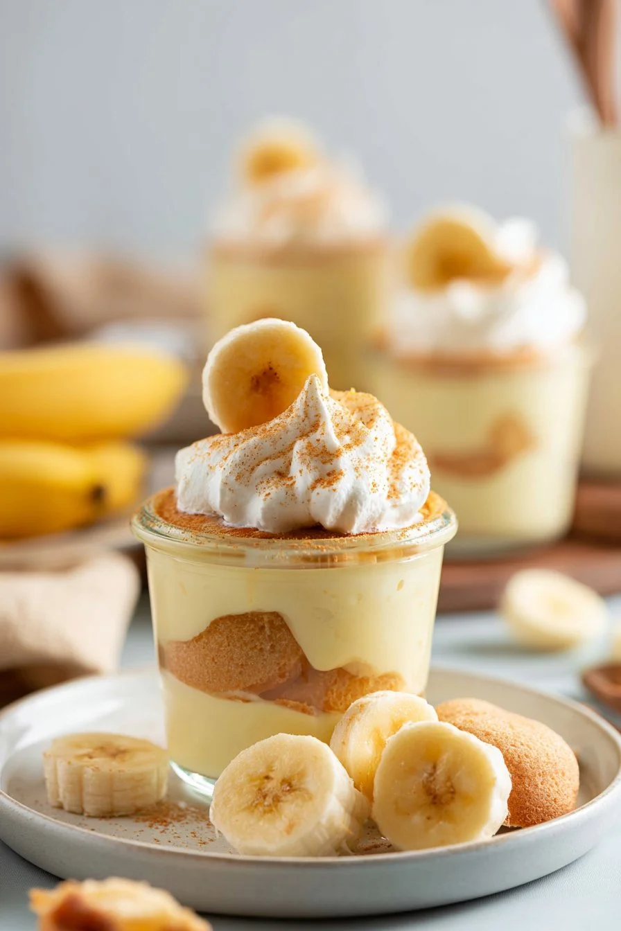 Homemade Banana Pudding Cups