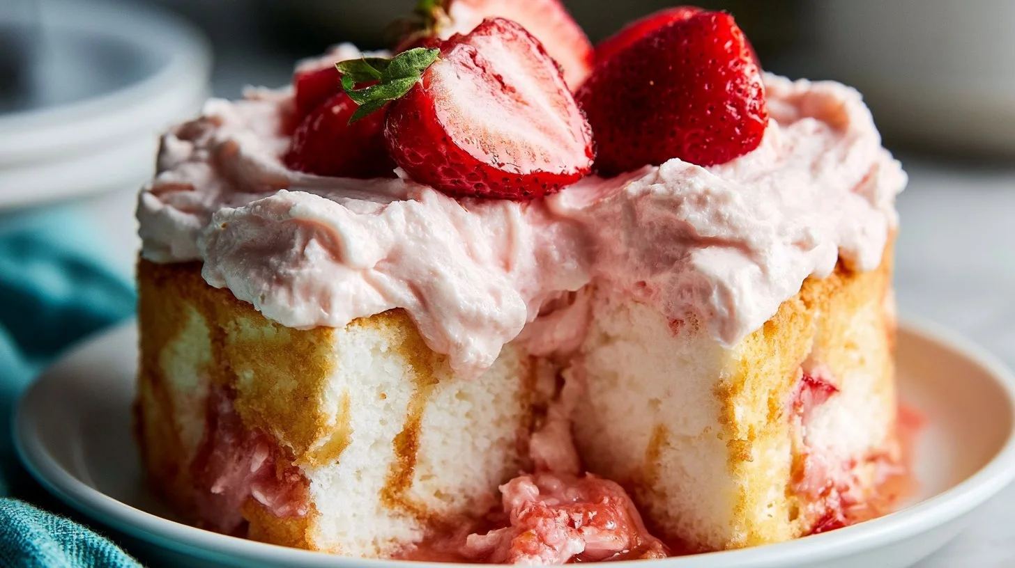 Strawberry Angel Food Cake: Easy, Delicious Summer Dessert