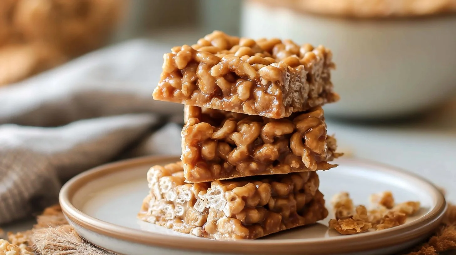 3 Ingredient, No-Bake Cereal Bars
