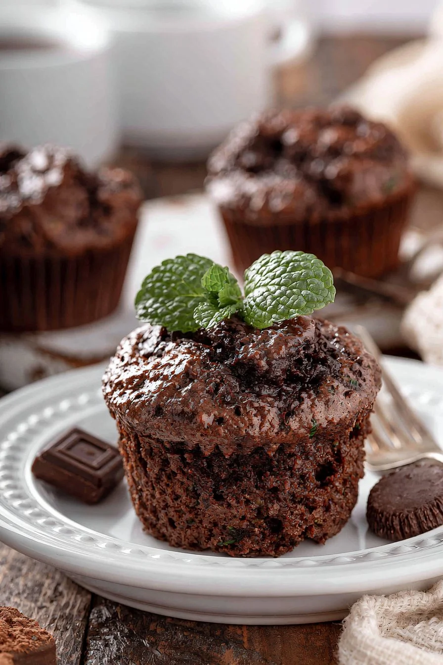 Chocolate Zucchini Muffins