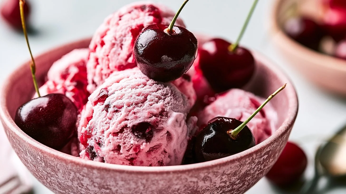Cherry Ice Cream: Quick, Easy, Delicious Treat Perfect for Summer