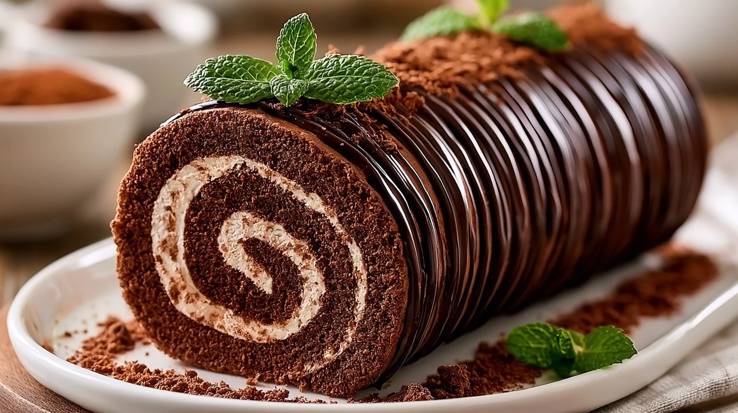 chocolate swiss roll