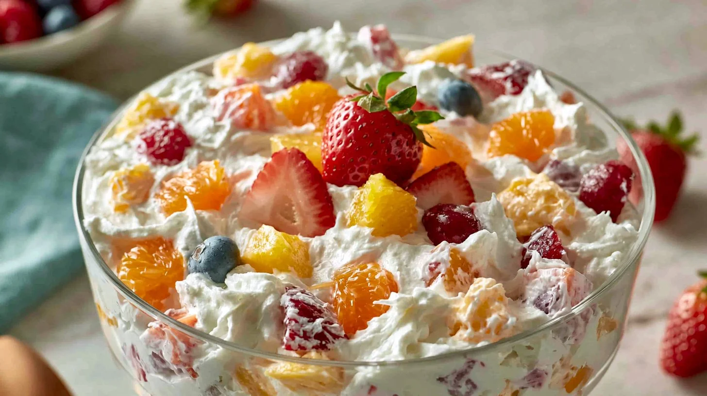 Easy Fruity Whipped Cream Salad: Creamy, Delicious & Summer-ready