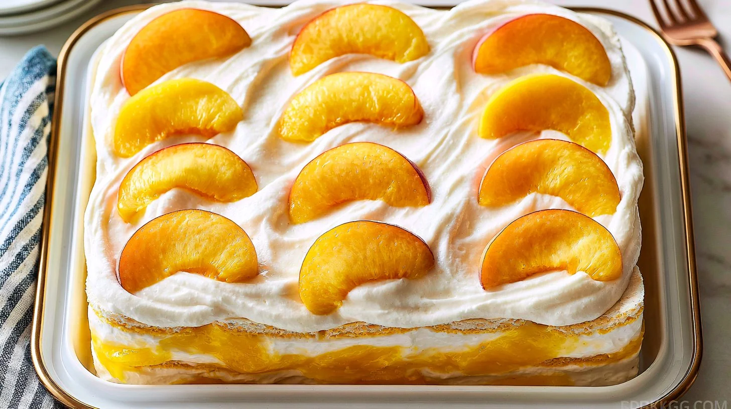 Easy Peach Icebox Cake Recipe: Perfect for Summer Gatherings