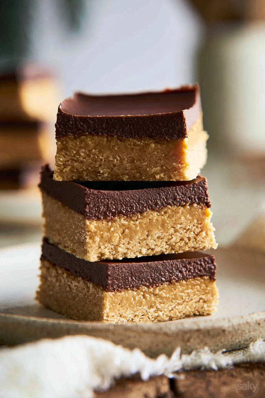 No Bake Chocolate Peanut Butter Bars