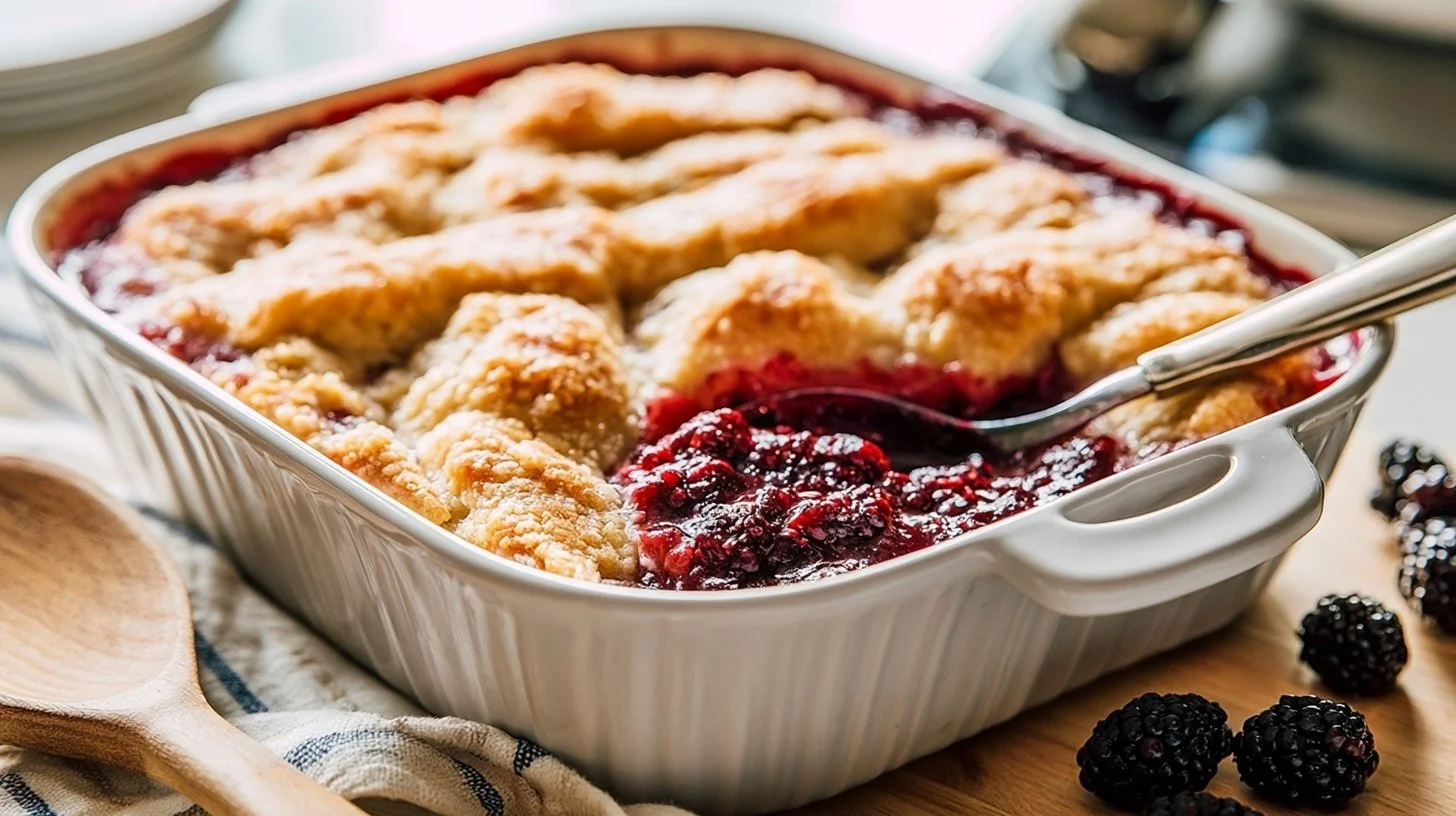 Old-Fashioned Blackberry Cobbler: Easy Homemade Dessert for All