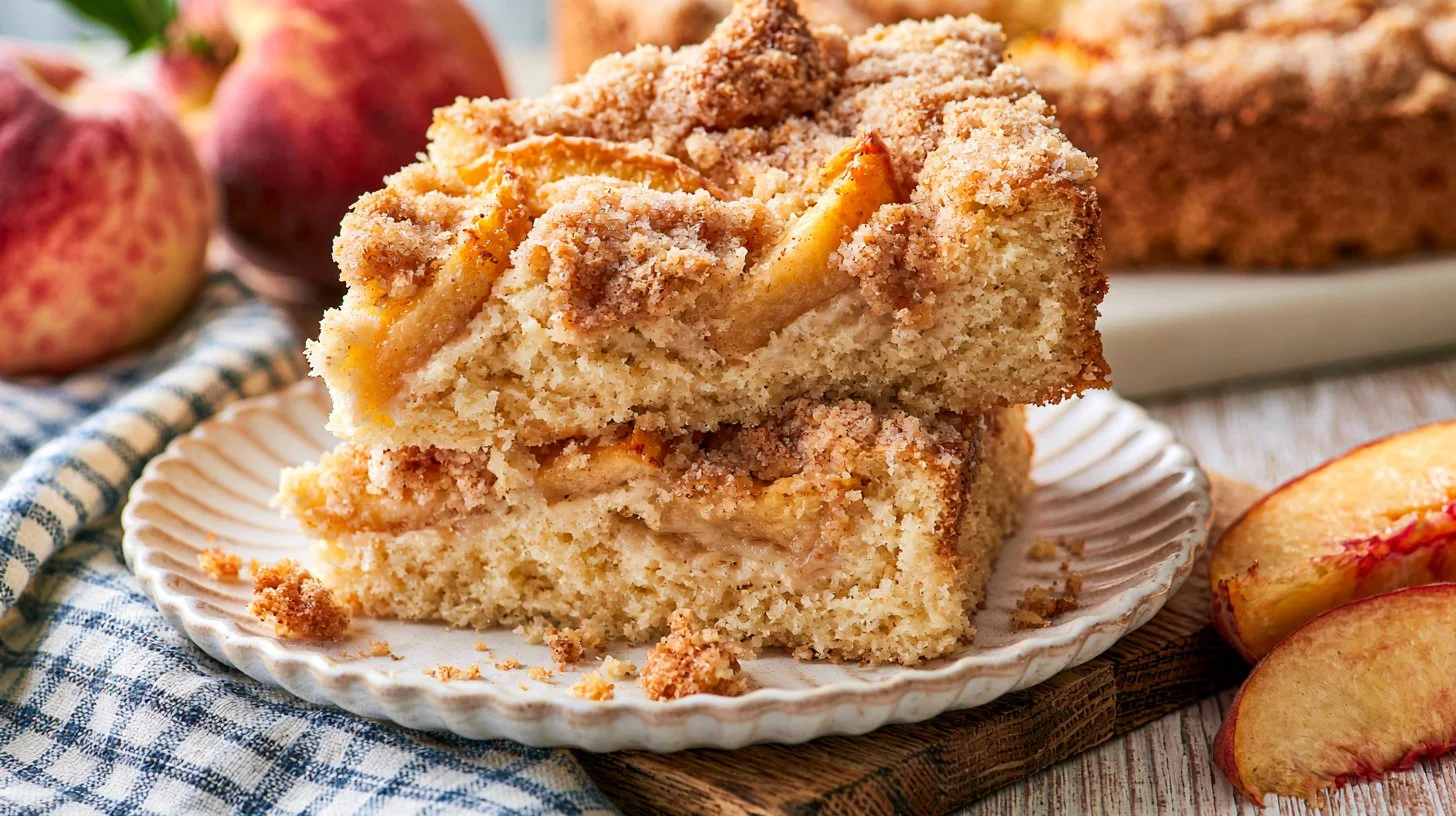Peach Coffee Cake: Easy, Delicious Homemade – Perfect for Brunch