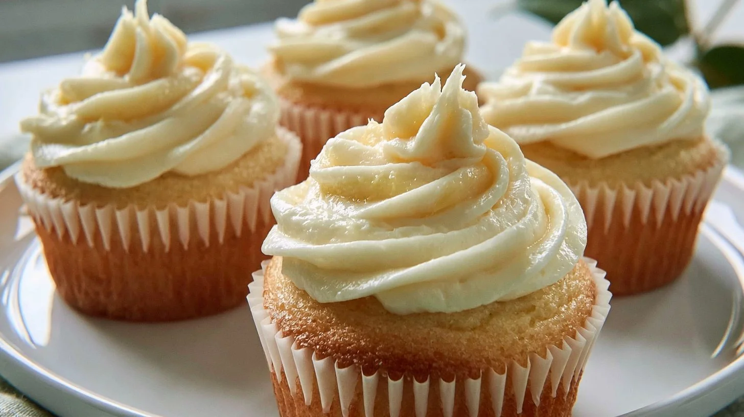 Peach Lemon Cupcakes