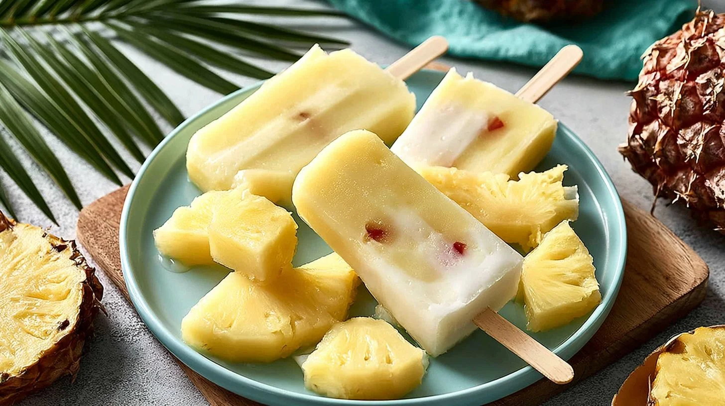 Piña Colada Popsicle
