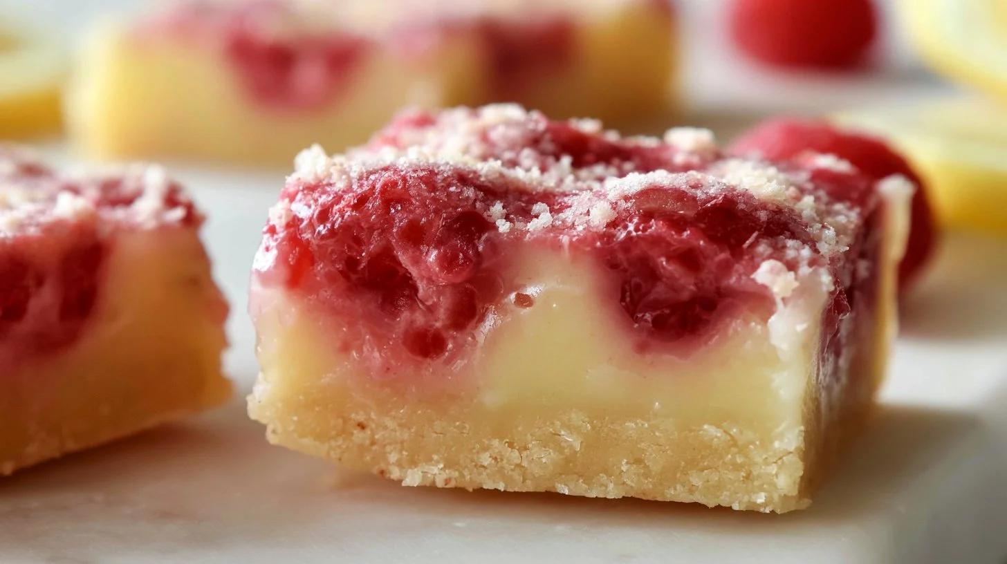 Raspberry Lemonade Bars: Easy Homemade Treat – Perfect for Summer
