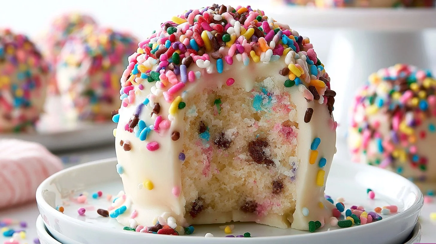 Easy and delicious Sprinkle Cake Truffles for a sweet treat