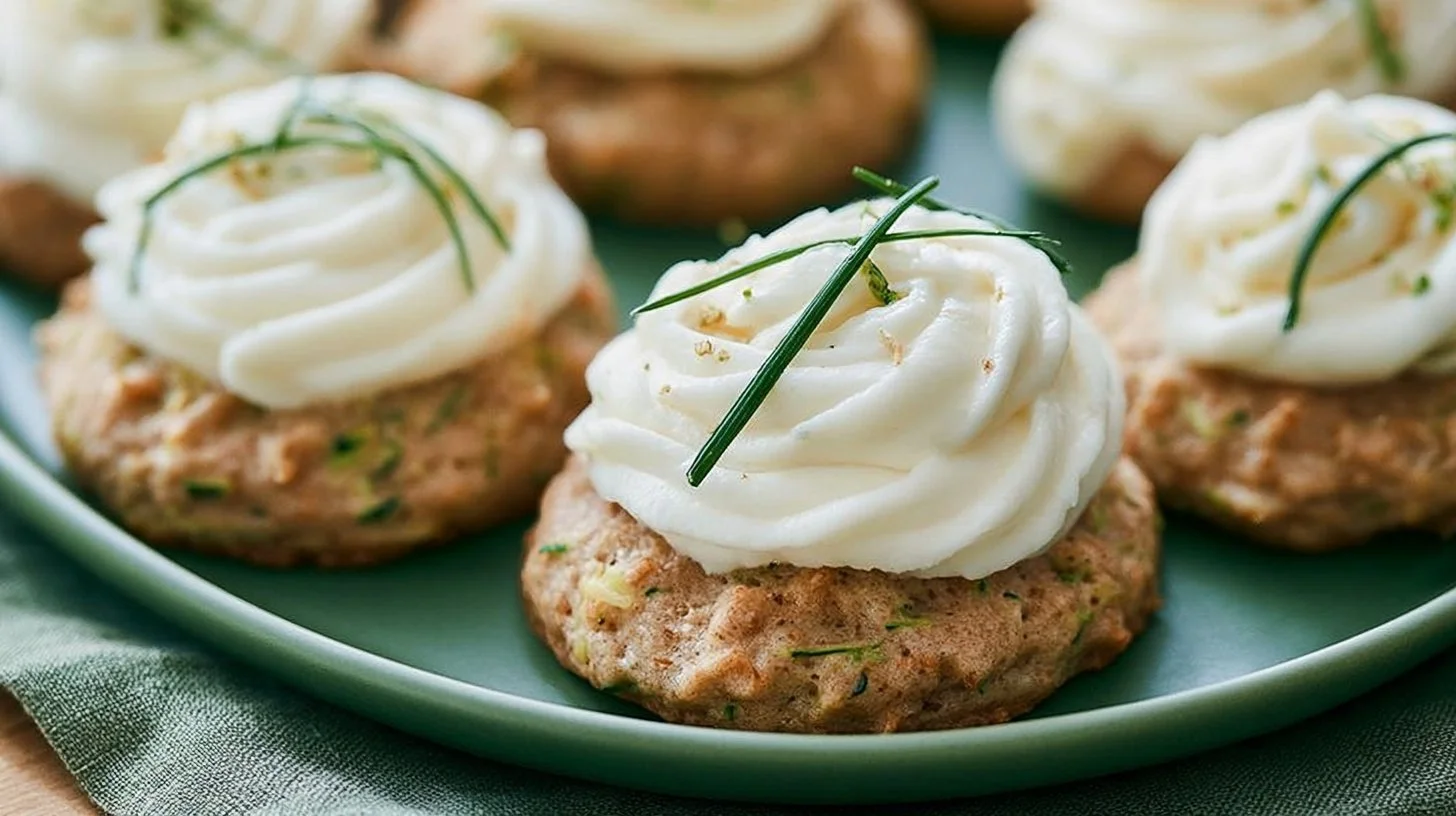 Zucchini Cookies with Cream Cheese Frosting